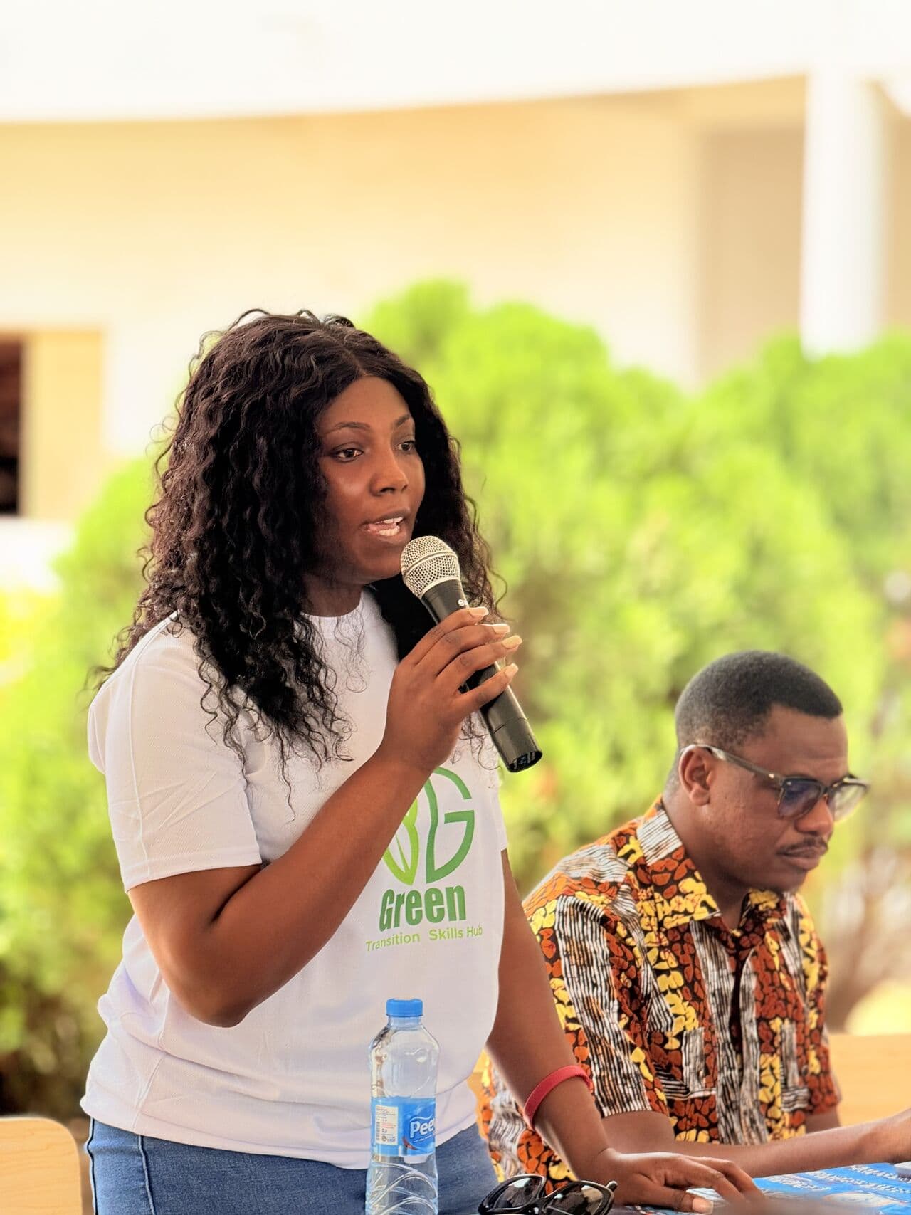 Lilly speaking at outreach